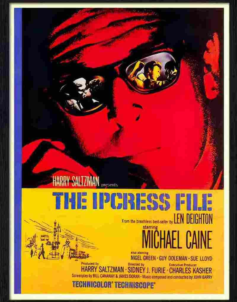 ipcress file michael caine Advert A4 Photo Print