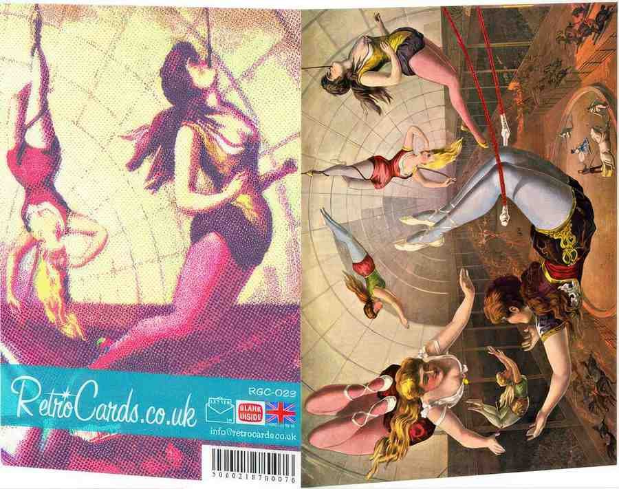 ircus acrobat girls 5060218780076 Vintage Advert A4 Photo Print