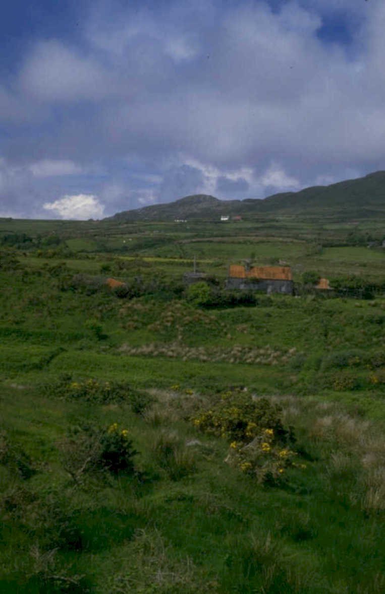 irish cottage hillside 1980s 1990s A4 Photo Print