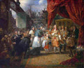 isabey louis xiv entering paris Art A4 Photo Print