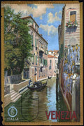italy spain travel poster i35 vintage retro style A4 Photo Print