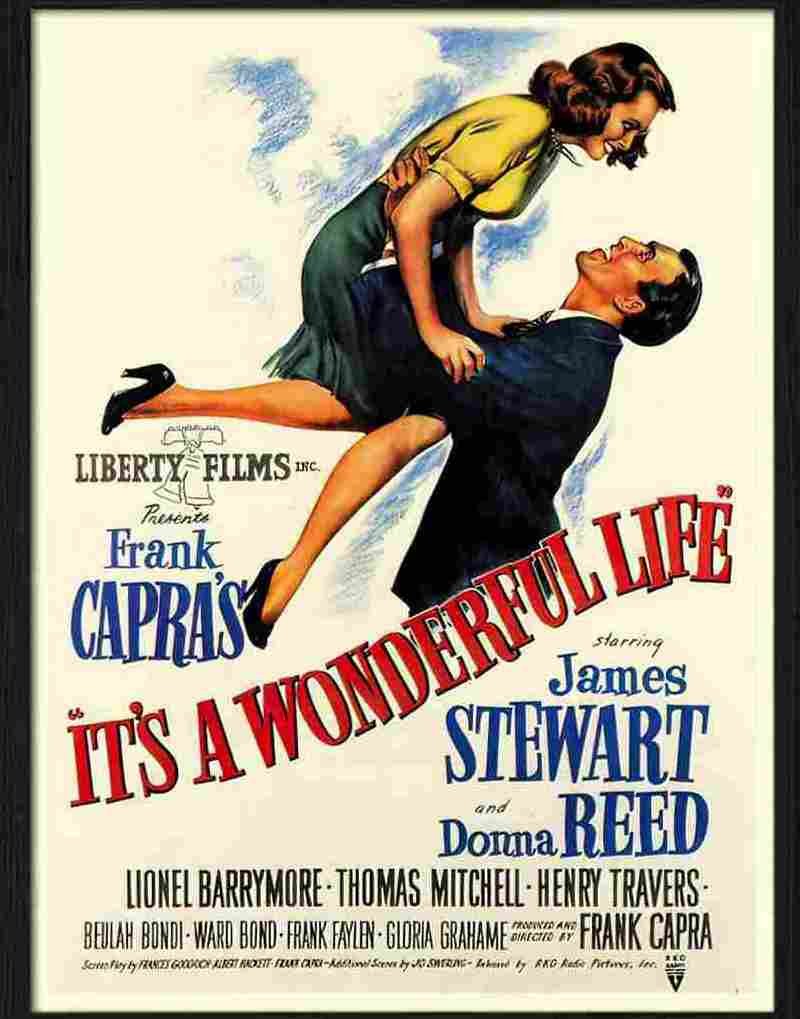 its a wonderful life frank capra james stewart Advert A4 Photo Print