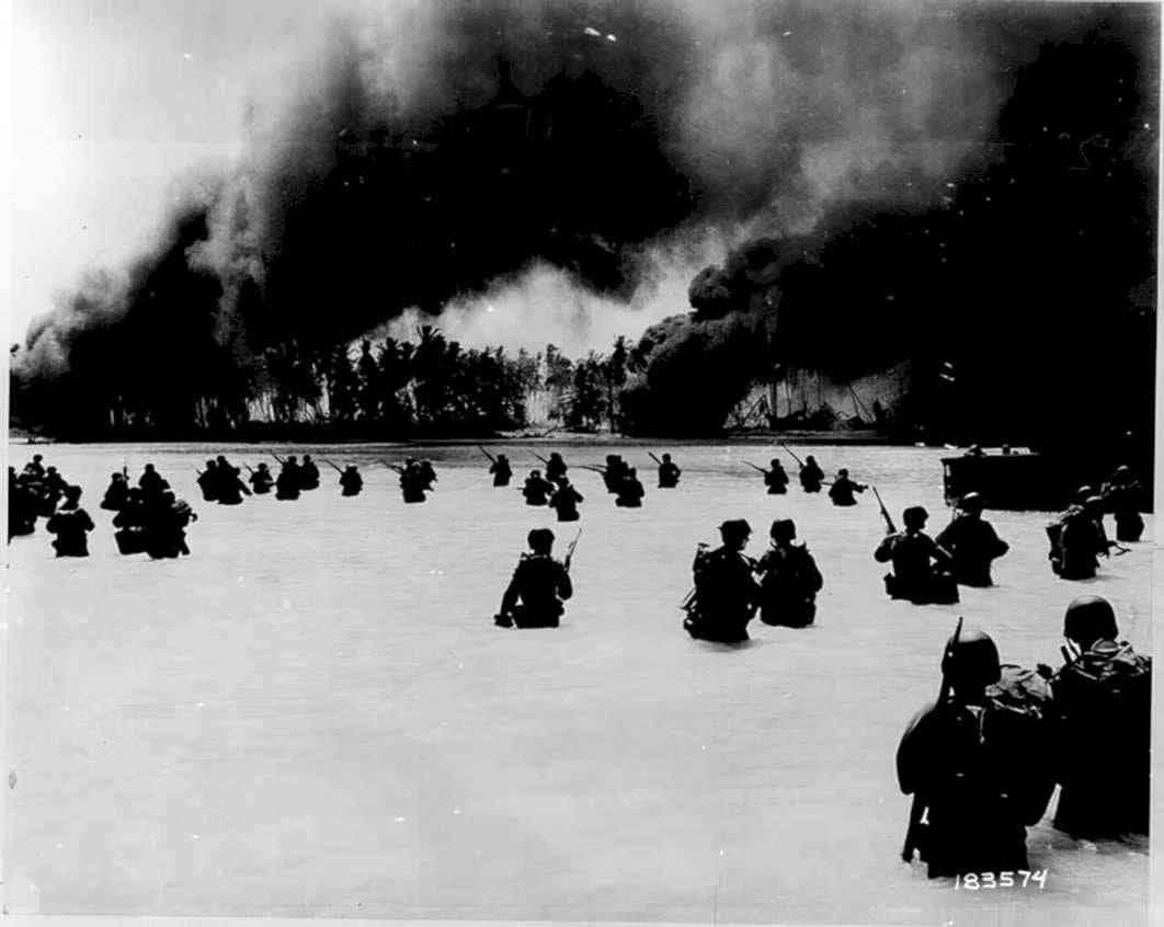 iwo jima marines 1 Vintage world war A4 Photo Print