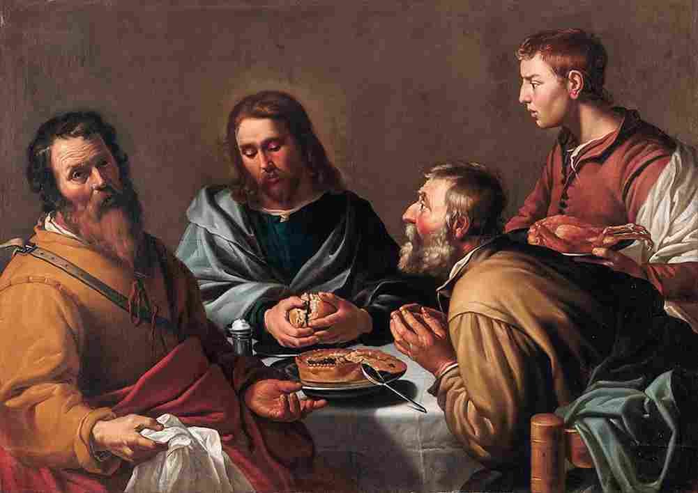 jacobsz supper at emmaus Art A4 Photo Print