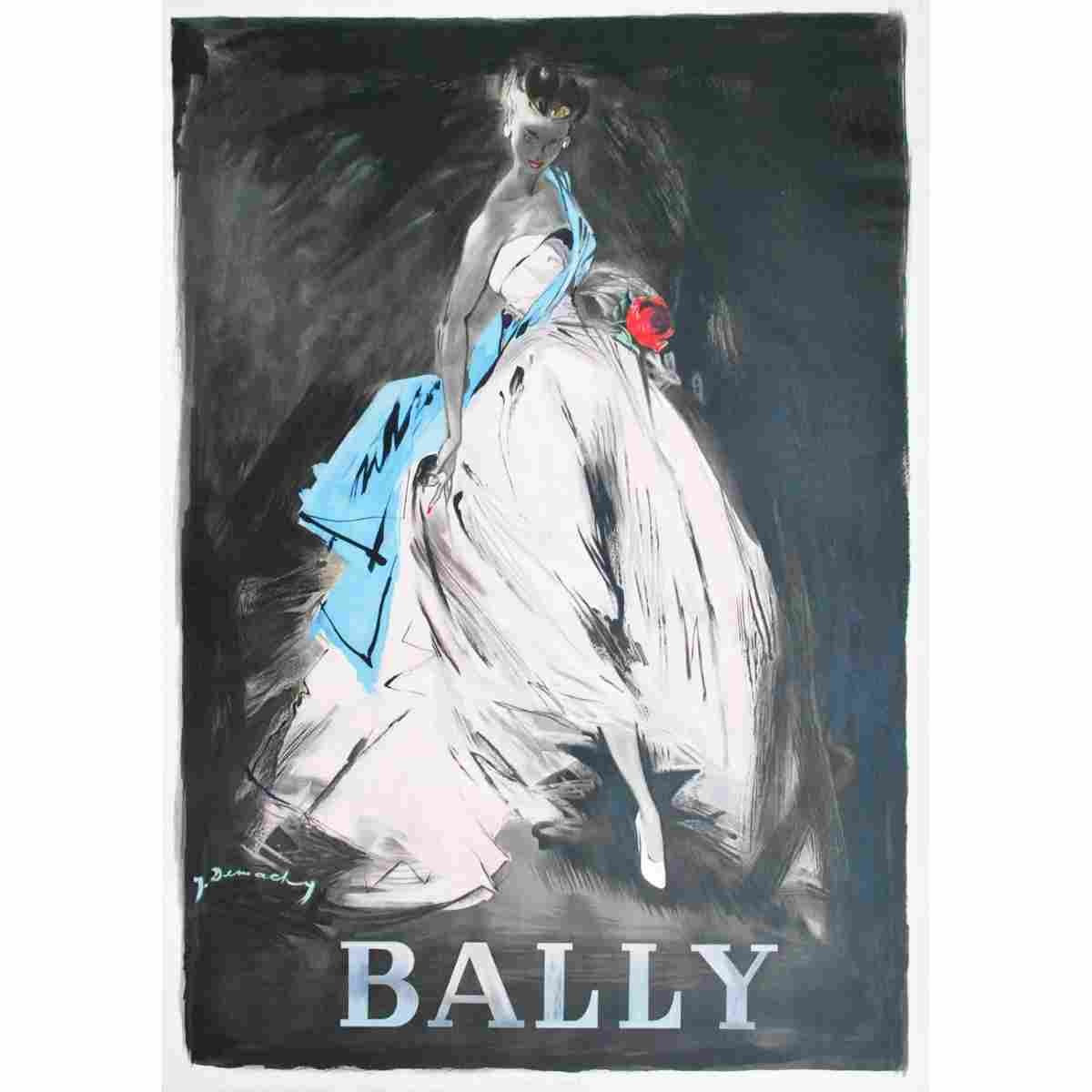 jacques demachy bally 1948 2 Advert A4 Photo Print