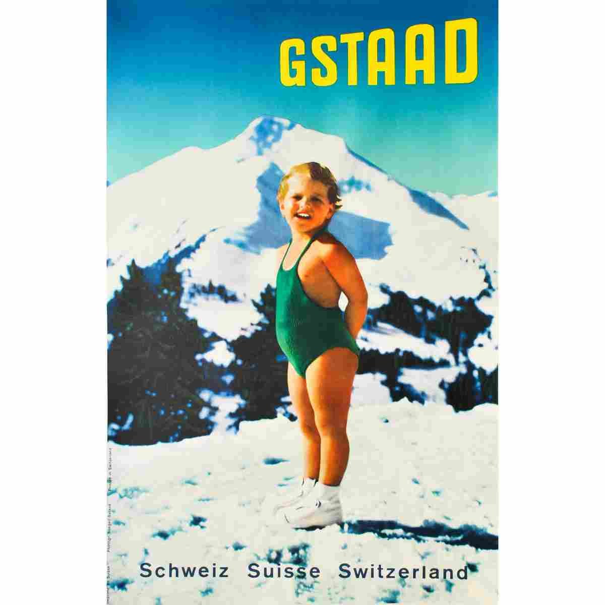 jacques naegeli gstaad 1939 2 Advert A4 Photo Print