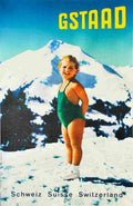 jacques naegeli gstaad 1939 4 Advert A4 Photo Print