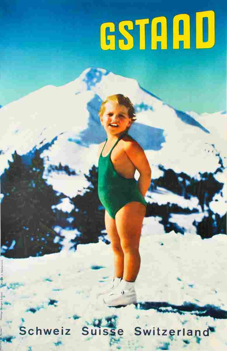 jacques naegeli gstaad 1939 4 Advert A4 Photo Print