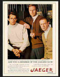 jaeger menswear 1960s Advert A4 Photo Print