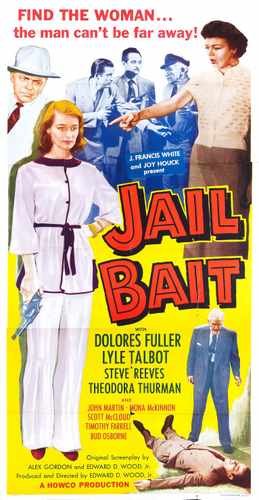 jail bait 1954  03 film star poster A4 Photo Print