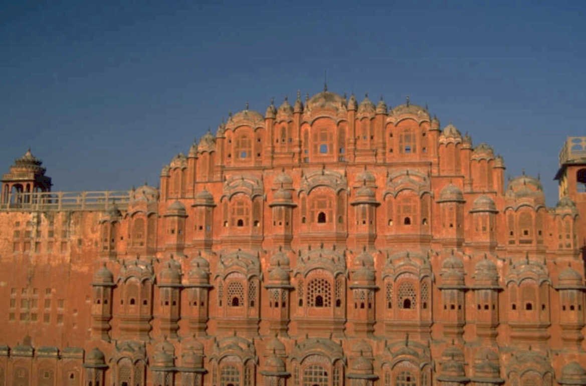 jaipur hawamahal sunset 1980s 1990s A4 Photo Print