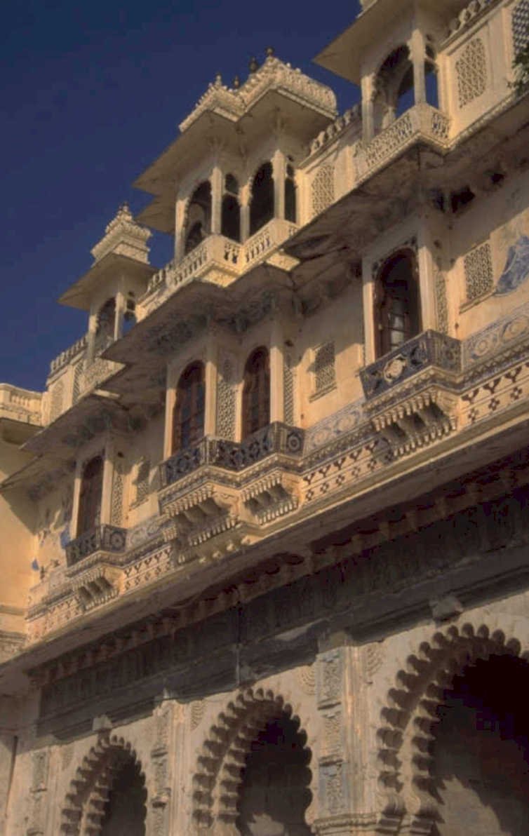 jaipur palace facade 1980s 1990s A4 Photo Print