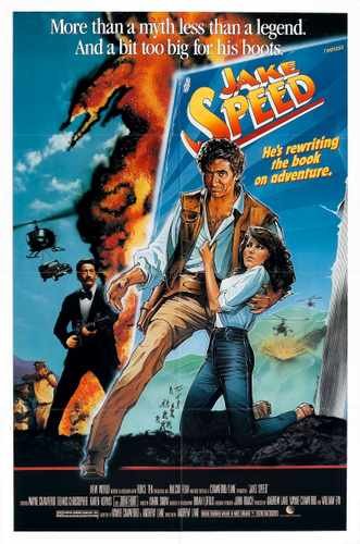 jake speed  01 film star poster A4 Photo Print