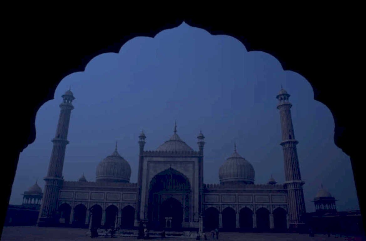 jama masjid mosque 1980s 1990s A4 Photo Print