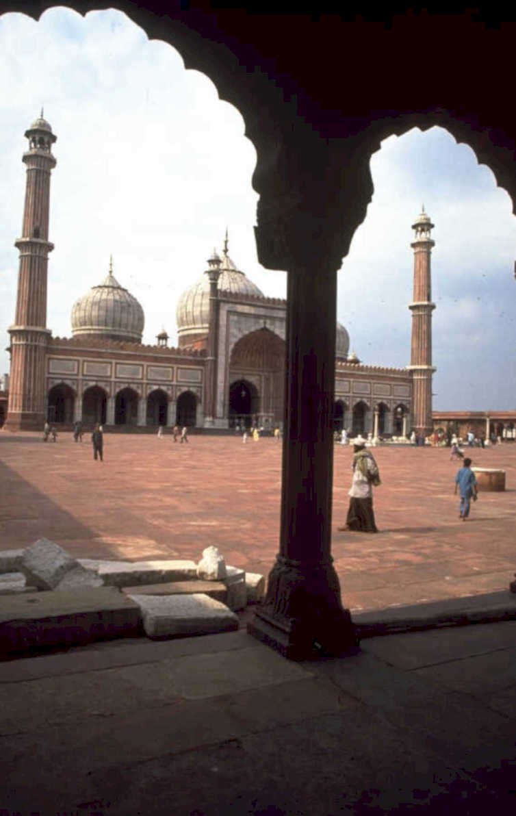jama masjid pillar 1980s 1990s A4 Photo Print
