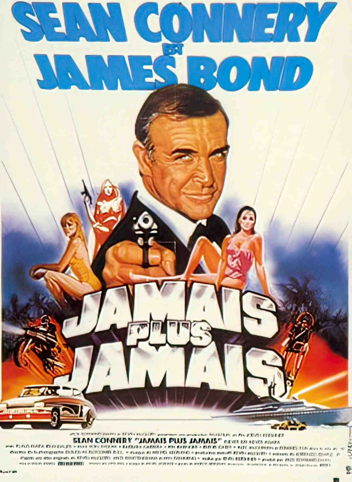 jamais plus jamais Advert A4 Photo Print