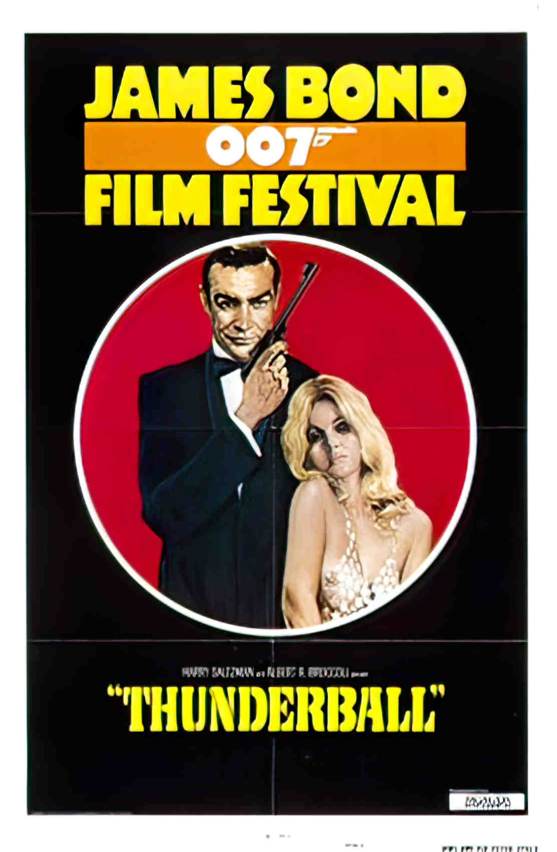 james bond festival us 1sh A Advert A4 Photo Print