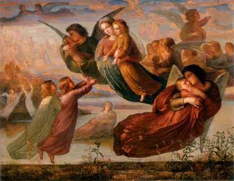 janmot louis le poeme de l ame 5 souvenir du ciel A4 Photo Print