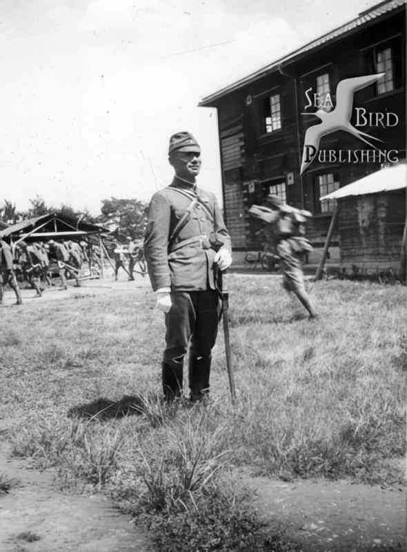 japanese soldier camp Vintage world war A4 Photo Print
