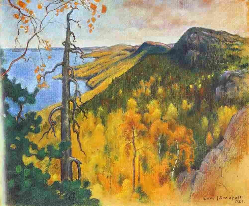 jarnefelt eero view from koli Art A4 Photo Print