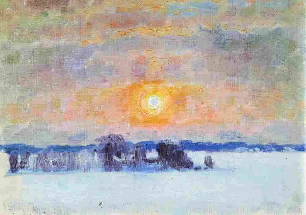 jarnefelt eero winter sun Art A4 Photo Print