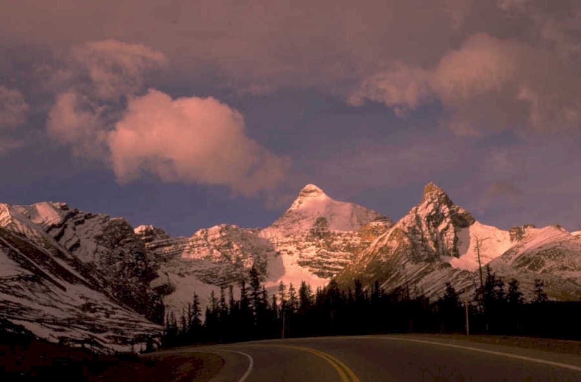 jasper mountains sky 1980s 1990s A4 Photo Print