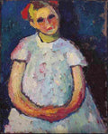 jaw Child with Folded Hands Art A4 Photo Print