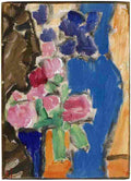 jaw Flower Still life with Vase and Figure Semi profile Art A4 Photo Print