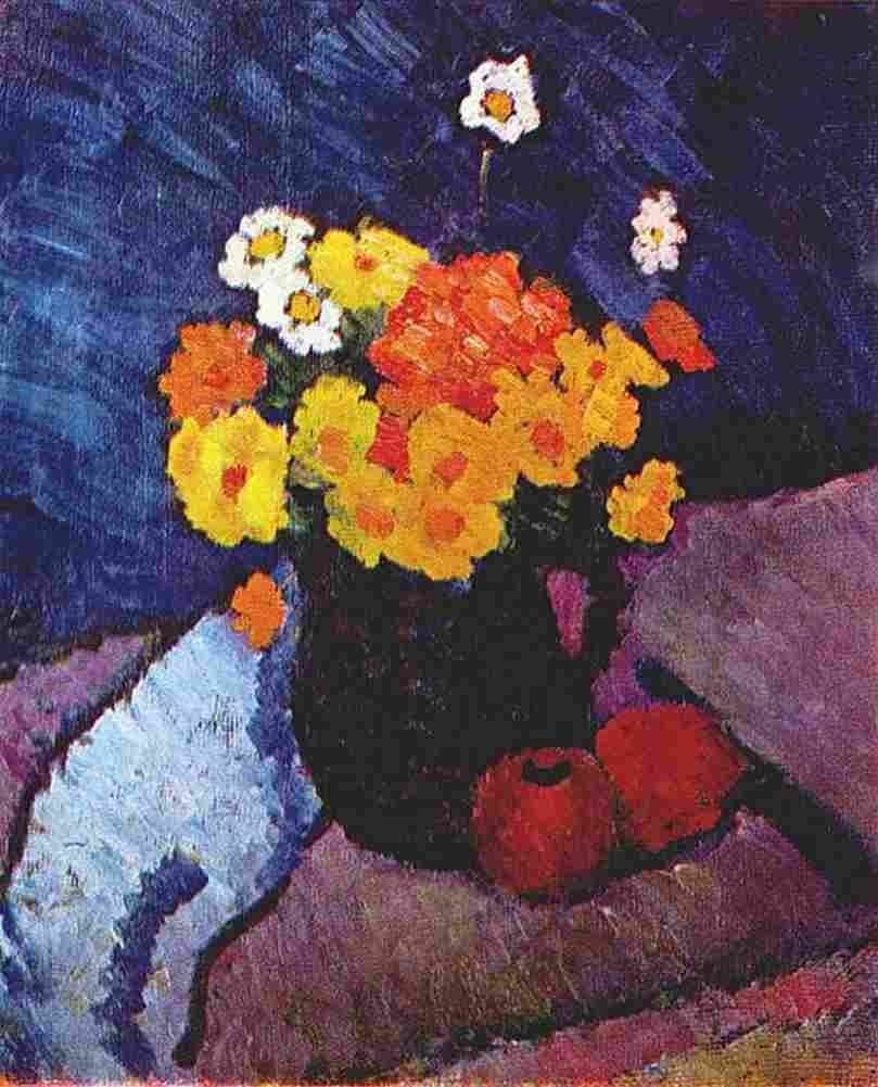 jaw Flowers Still life Art A4 Photo Print