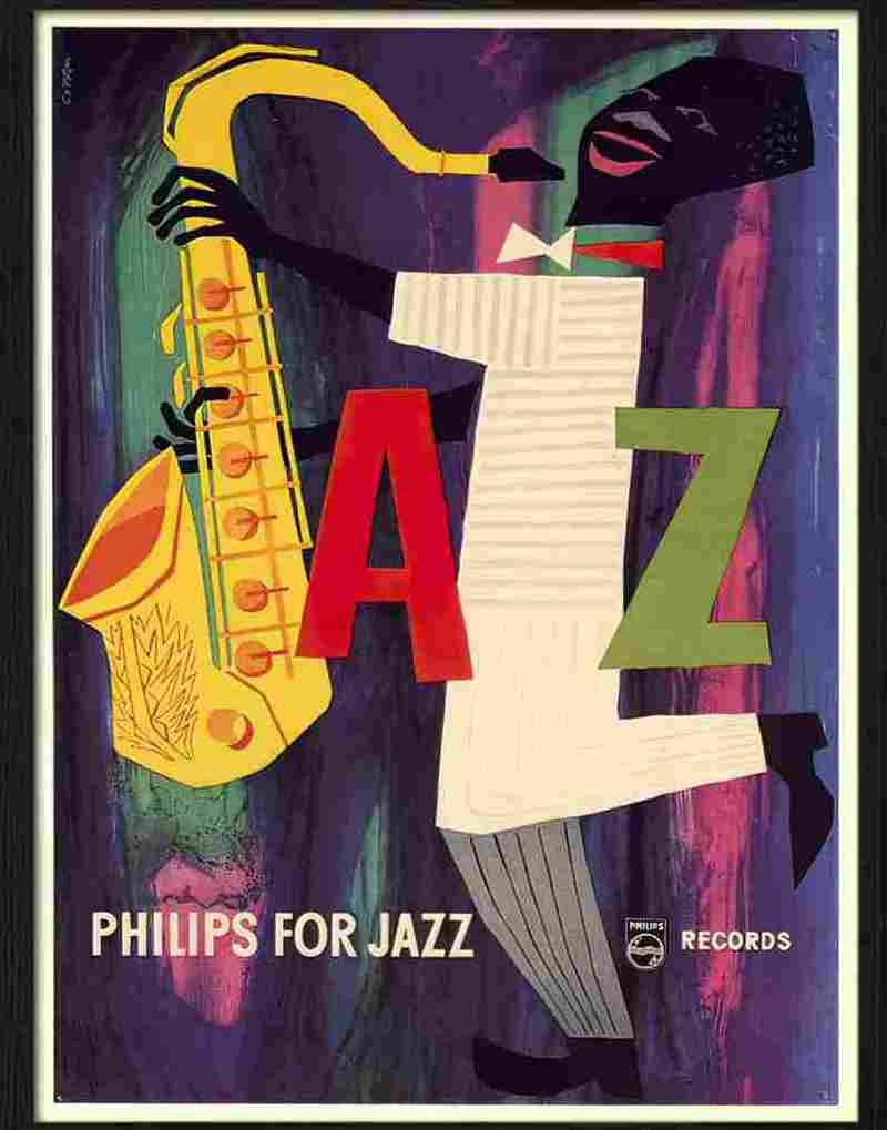 jazz 1955 Advert A4 Photo Print