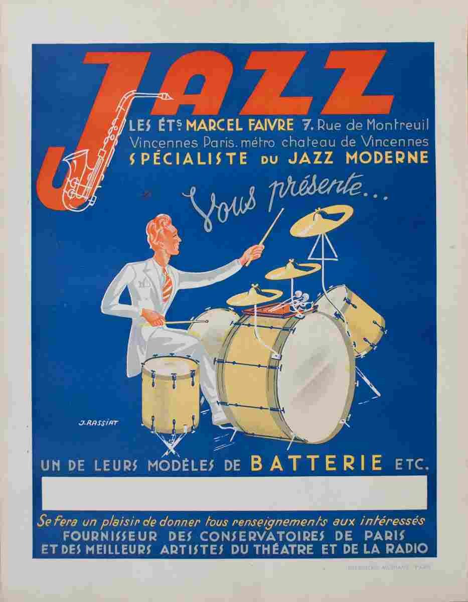 jazz james rassiat 1945 4 Advert A4 Photo Print