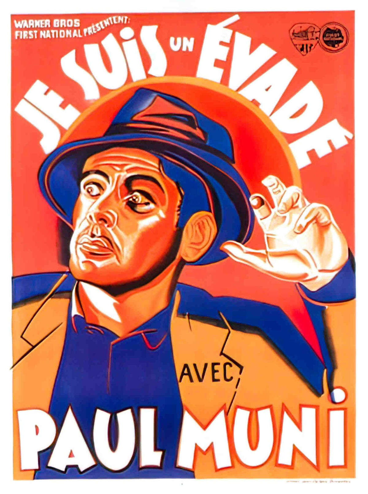 je suis un evade belge Advert A4 Photo Print