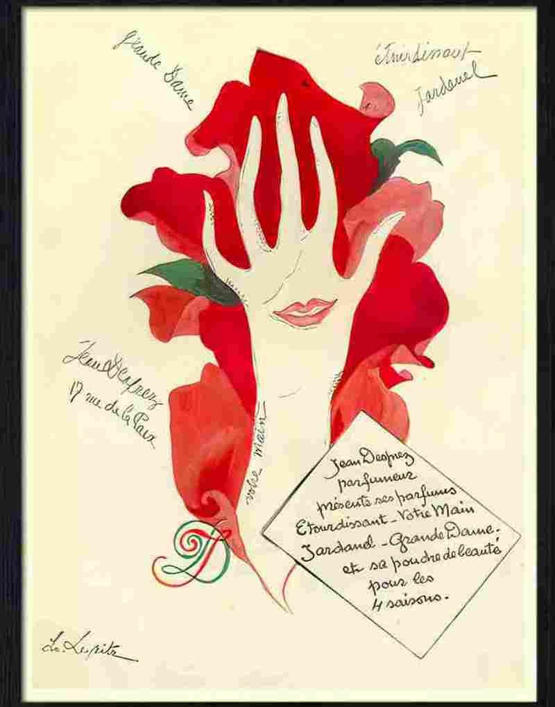 jean desperez perfume Advert A4 Photo Print
