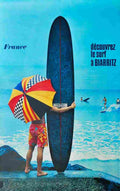 jean pierre ducatez le surf a biarritz 1969 4 Advert A4 Photo Print