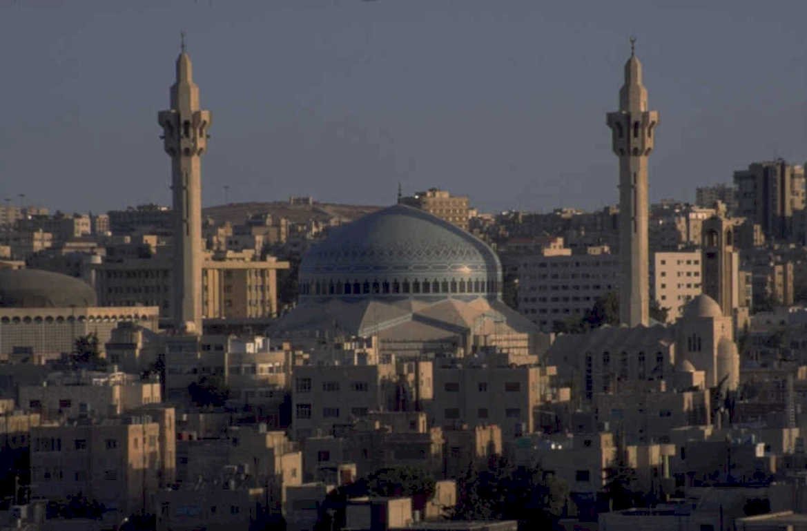 jerusalem mosque cityscape 1980s 1990s A4 Photo Print