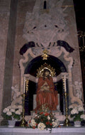 jesus church statue 1980s 1990s A4 Photo Print