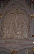 jesus cross niche 1980s 1990s A4 Photo Print