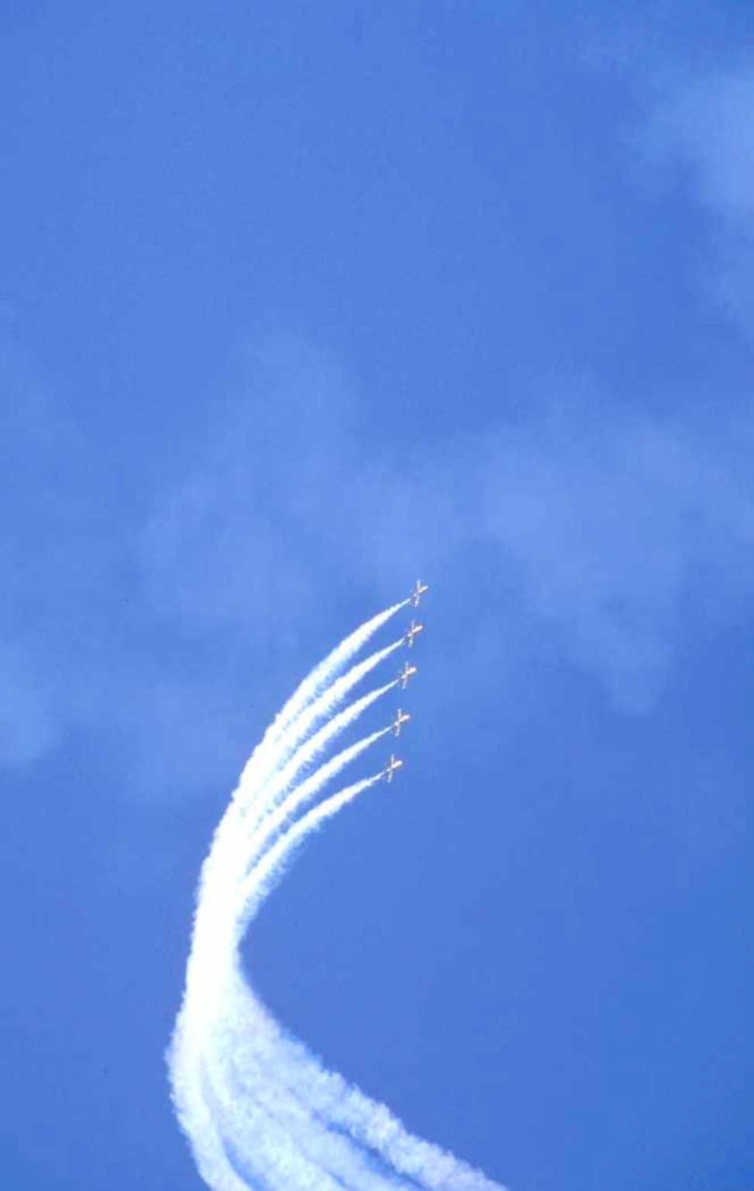 jet formation blue 1980s 1990s A4 Photo Print