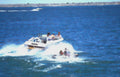 jet ski adventure Vintage A4 Photo Print