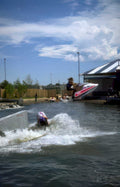jet ski jump Vintage A4 Photo Print