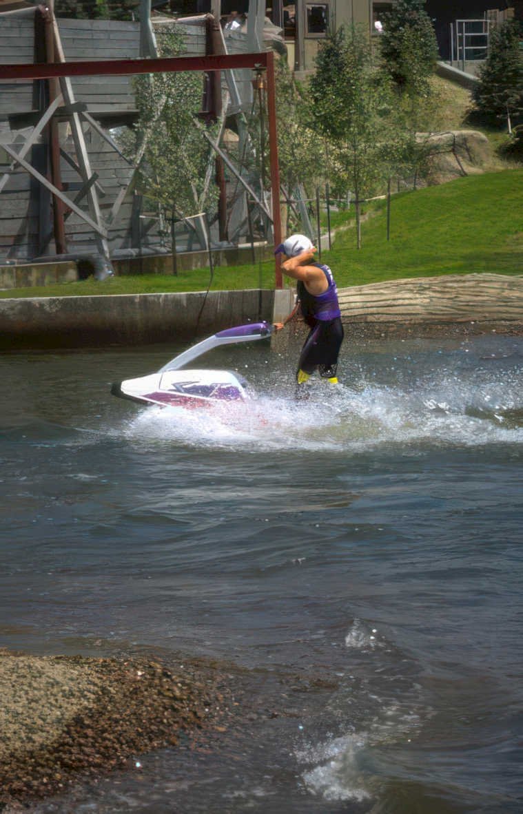 jet ski rider Vintage A4 Photo Print