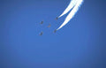 jets formation sky Vintage A4 Photo Print