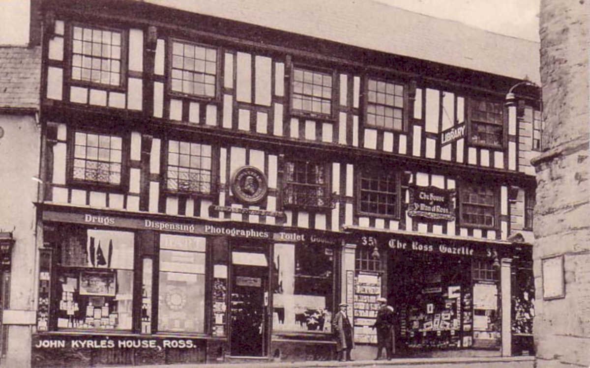 john kyrle rossVintage 1880s 1900s A4 Photo Print