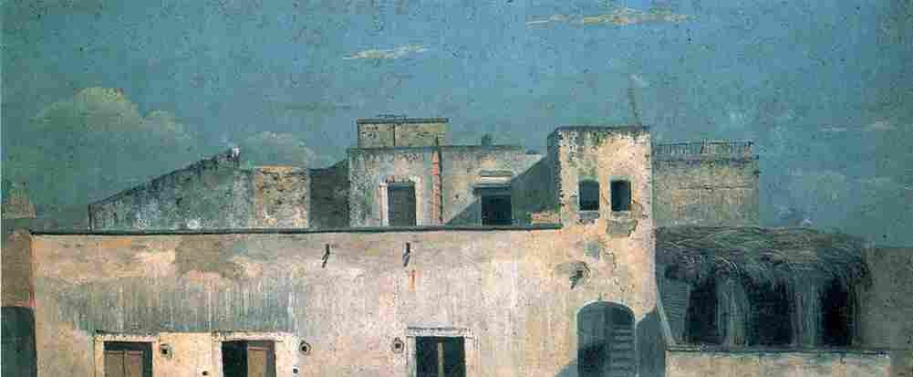 jones Rooftops Naples Art A4 Photo Print