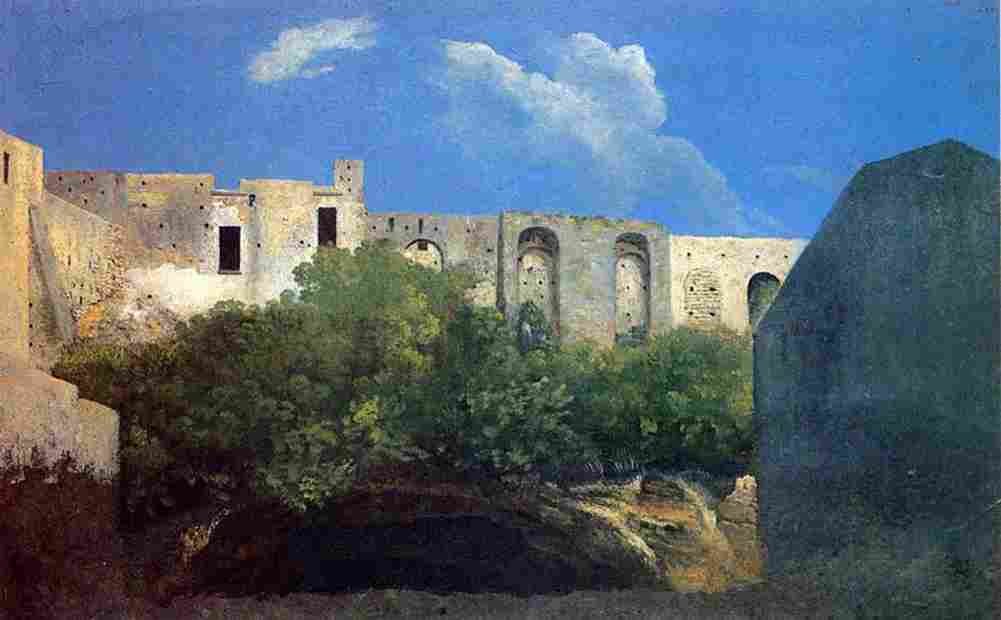 jones Ruined Buildings Naples Art A4 Photo Print