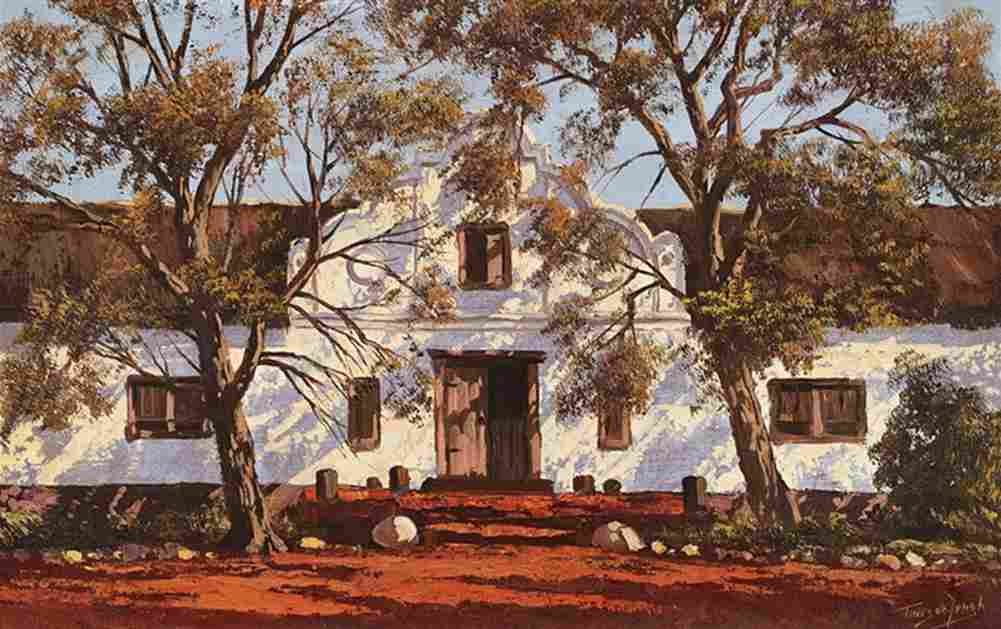 jongh tinus de cape dutch house Art A4 Photo Print