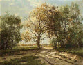 jongh tinus de country road Art A4 Photo Print