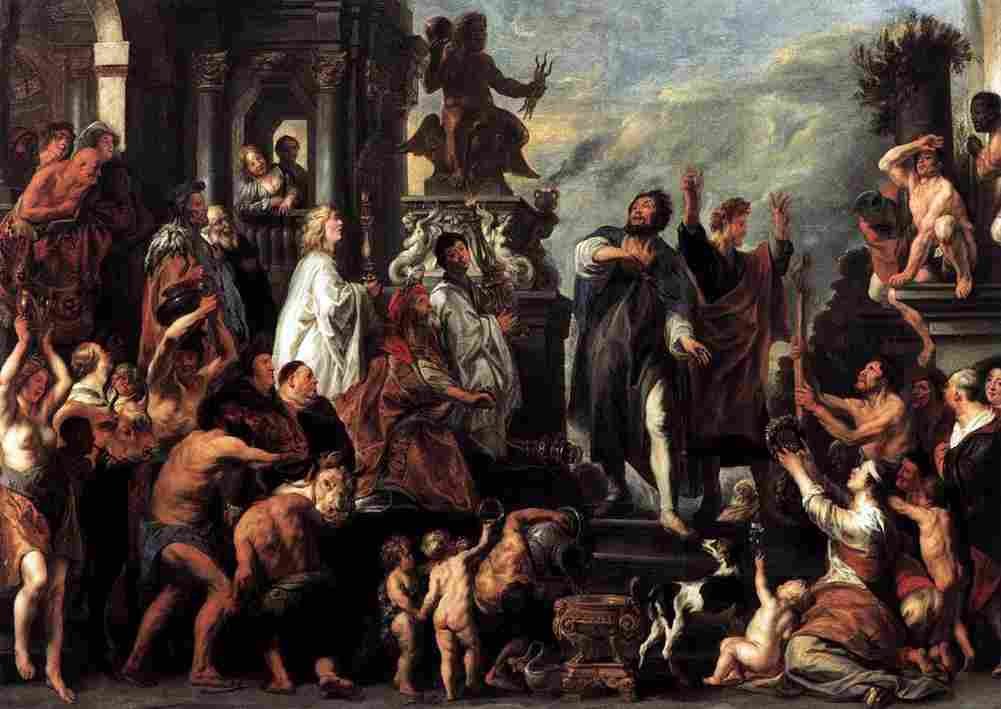jord Apostles Paul and Barnabas in Lystra Art A4 Photo Print