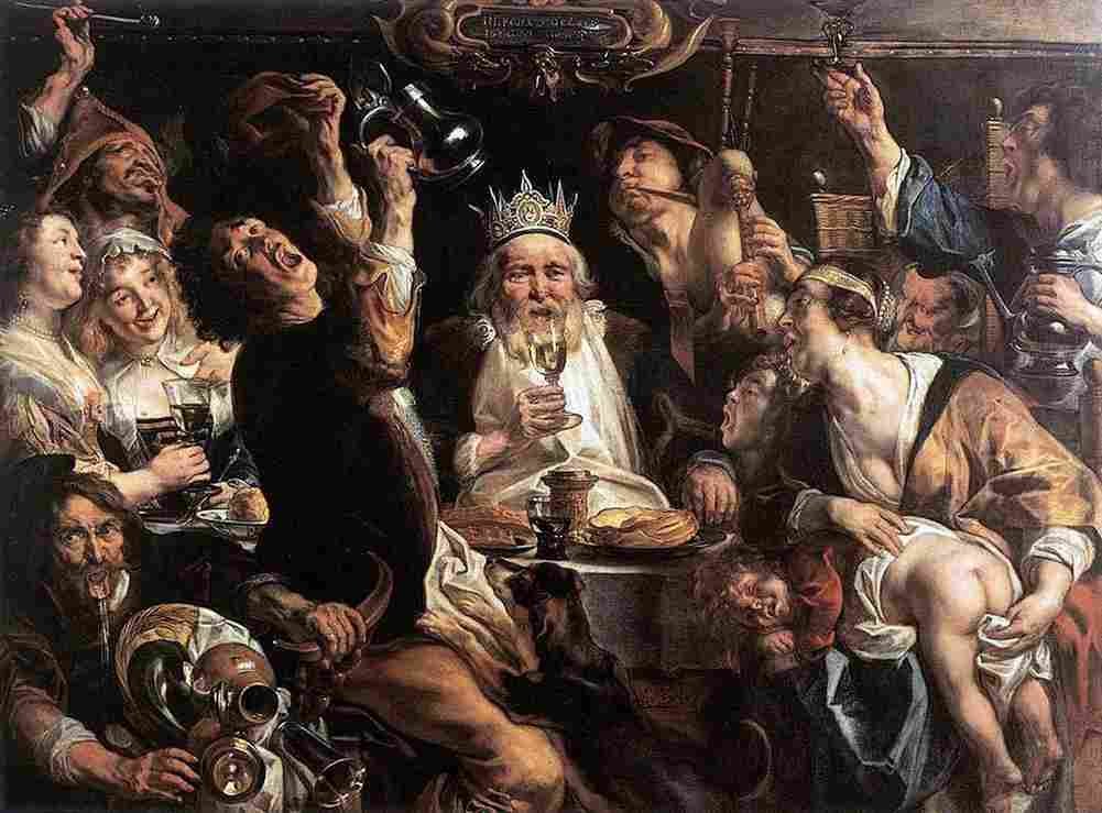 jord King Drinks Art A4 Photo Print
