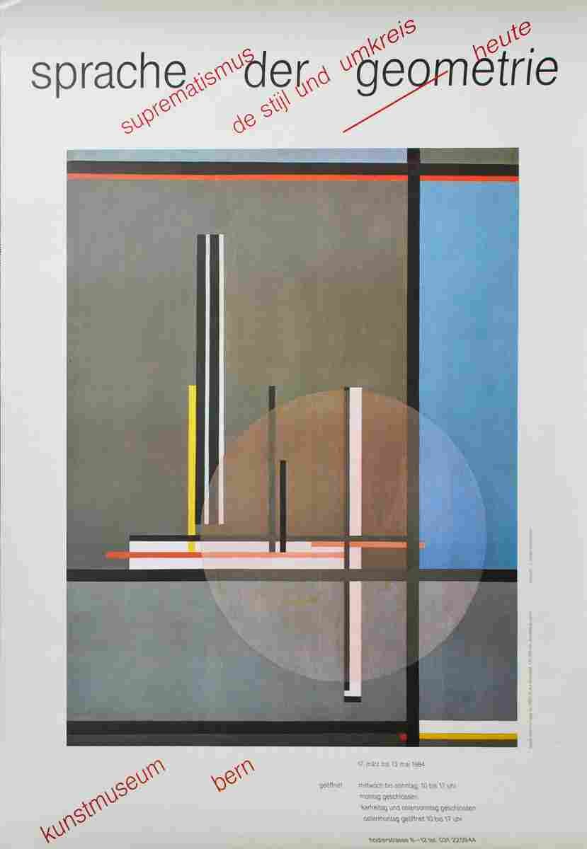 josef mueller brockmann sparche der geometrie 1984 4 Advert A4 Photo Print